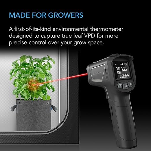 AC Infinity VPD Thermometer, Handheld Environmental Monitor, Captures Leaf VPD - Image 2