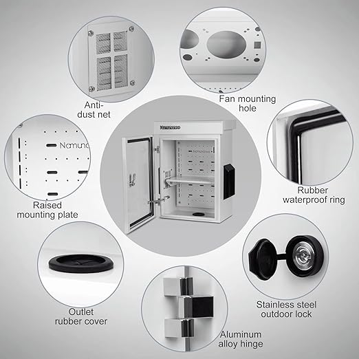 Outdoor Electrical Box, Cold-Rolled Steel Plate, Aluminum Alloy Back Beam - Image 7