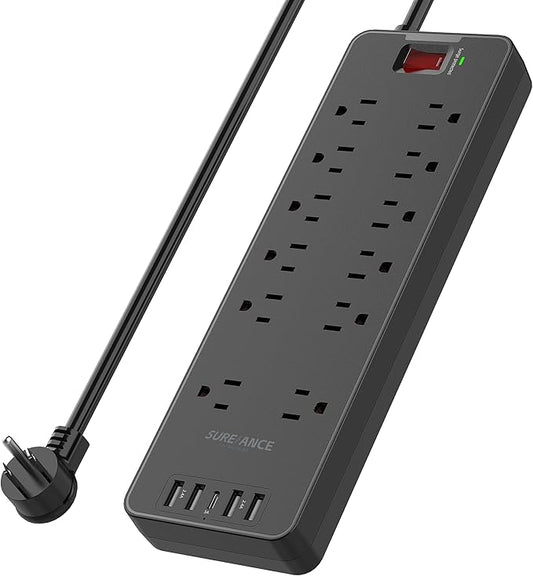 Surge Protector Power Strip by SUREANCE