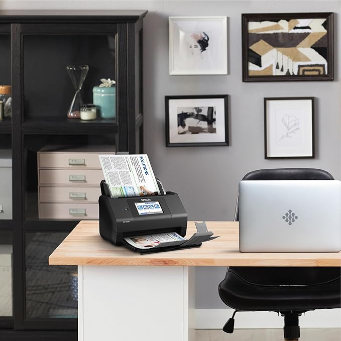 Epson Workforce ES-580W Wireless Color Duplex Desktop Document Scanner - Image 7