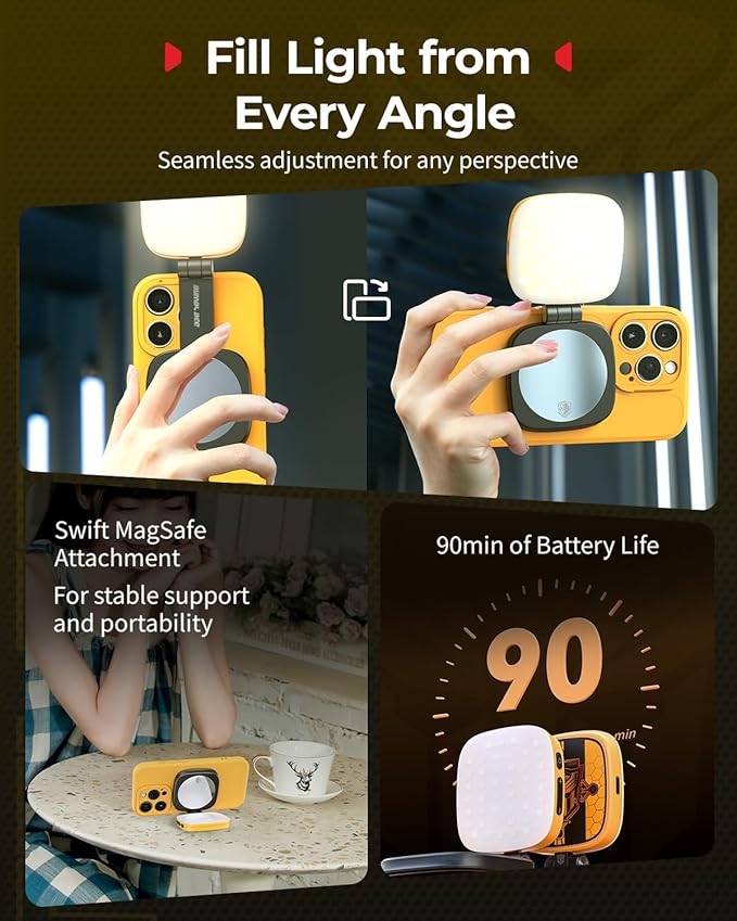 SmallRig Magnetic Selfie Light for iPhone, Phone Light - Image 3