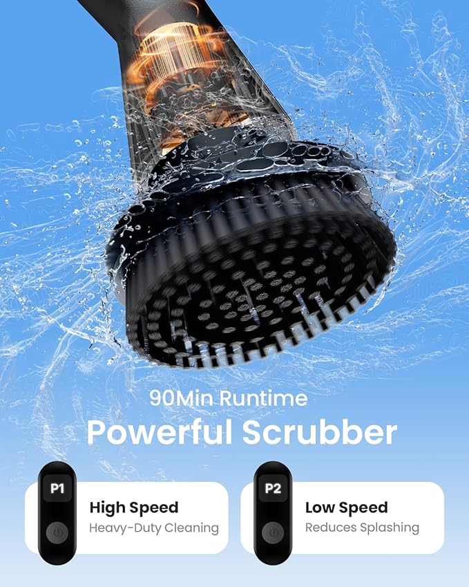 Leebein Electric Spin Scrubber, 2025 New Cordless Cleaning Brush Bathroom - Image 2
