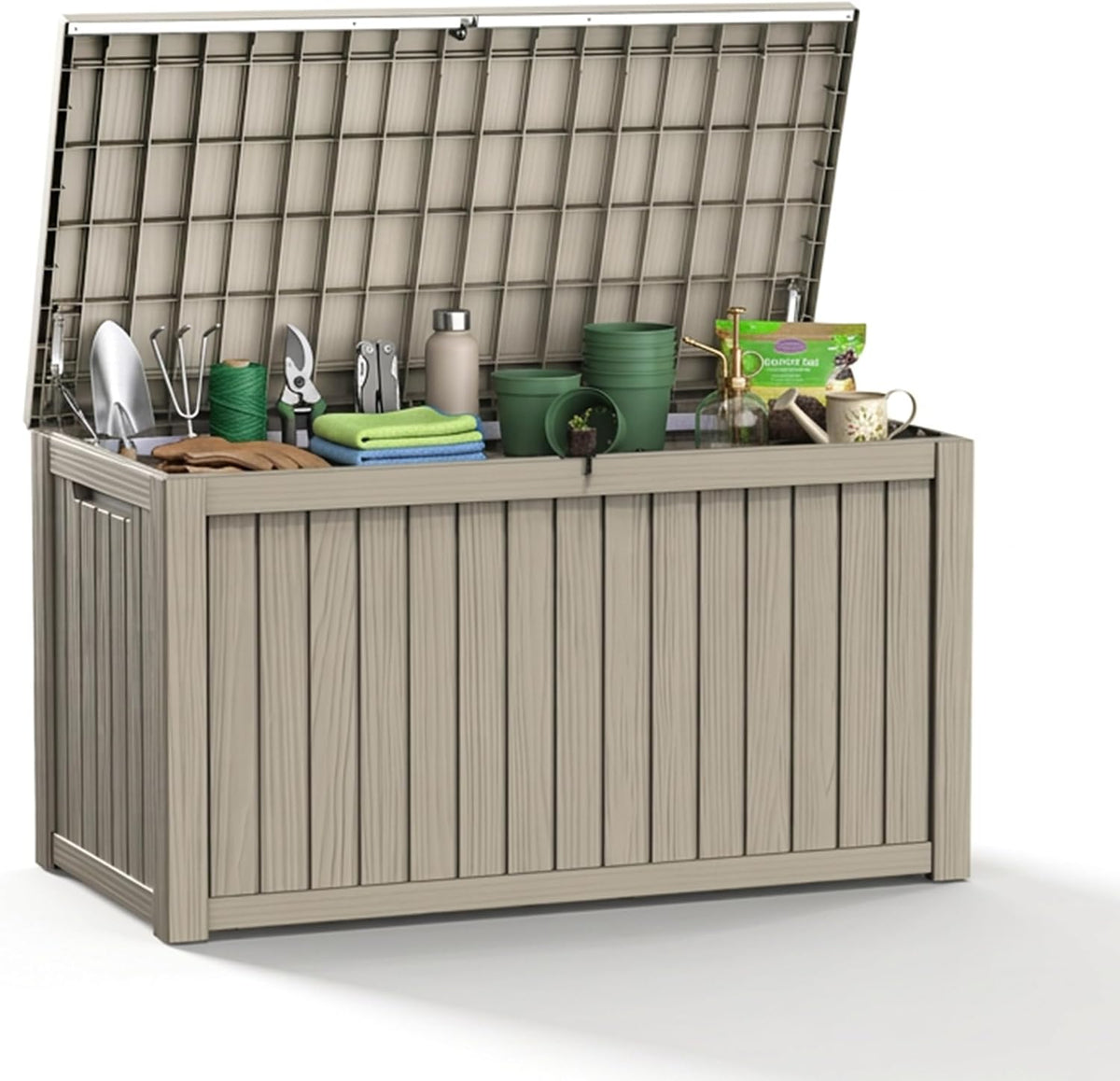 drato 200 gallon outdoor storage box waterproof, lockable, main product view