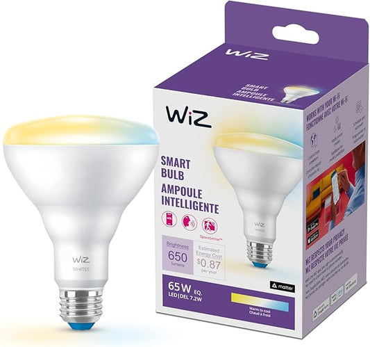 WiZ 65W BR30 Tunable White LED Smart Bulb by WiZConnectedLighting