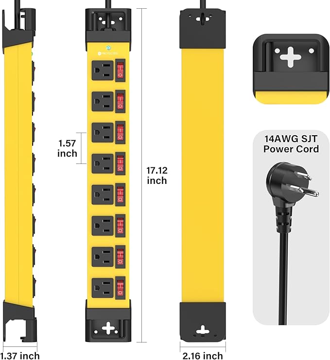Power Strip with Individual Switches - Image 7