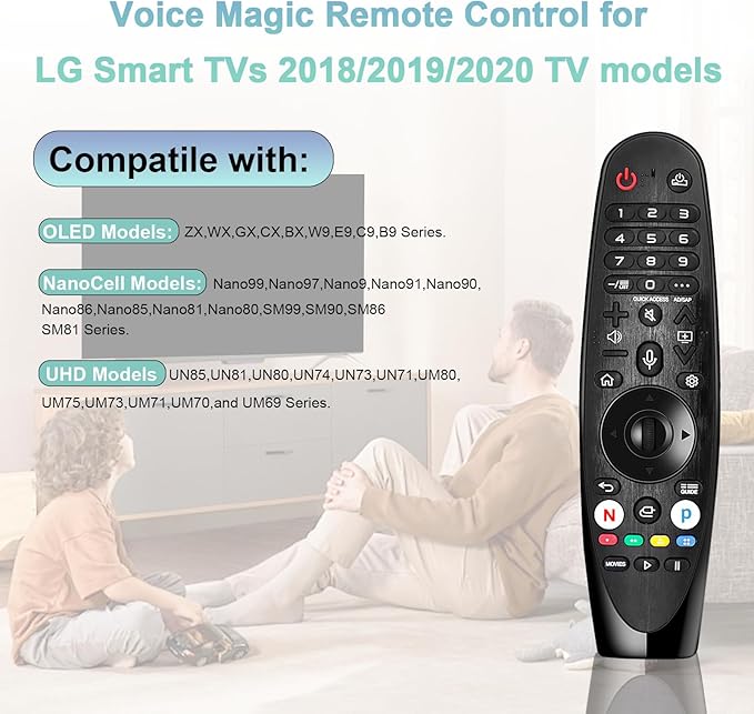 Voice Magic Remote Control for LG MR20GA AKB75855501with Voice and Pointer Also - Image 2