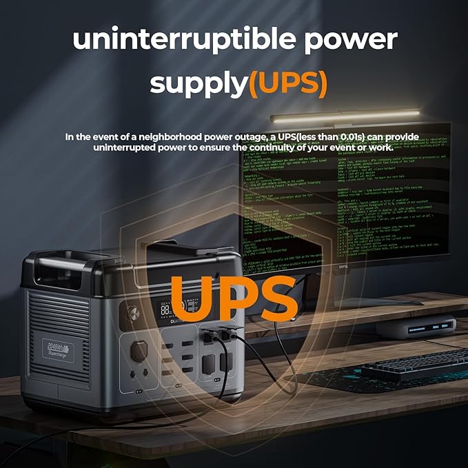 OUKITEL P2001 Plus 2400W Solar Generator - Image 7