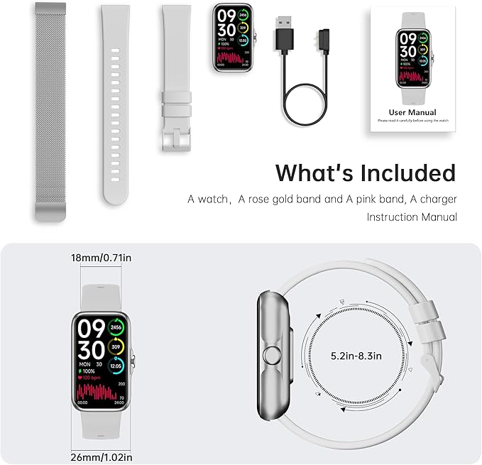 Sunorshop Health Fitness Tracker, Smart Watch - Image 7