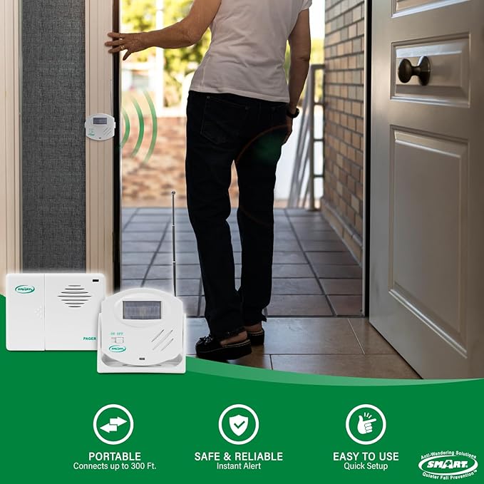 Smart Caregiver Wireless Motion Sensor Alarm System - Image 5