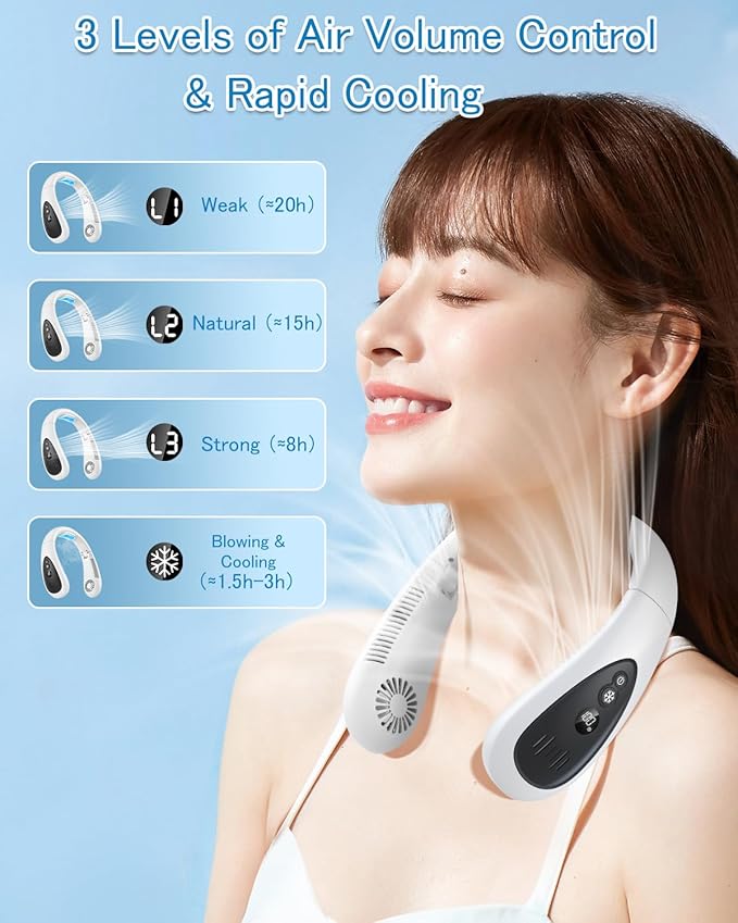 GAITIR Neck Air Conditioner, Portable Neck Fan - Image 7