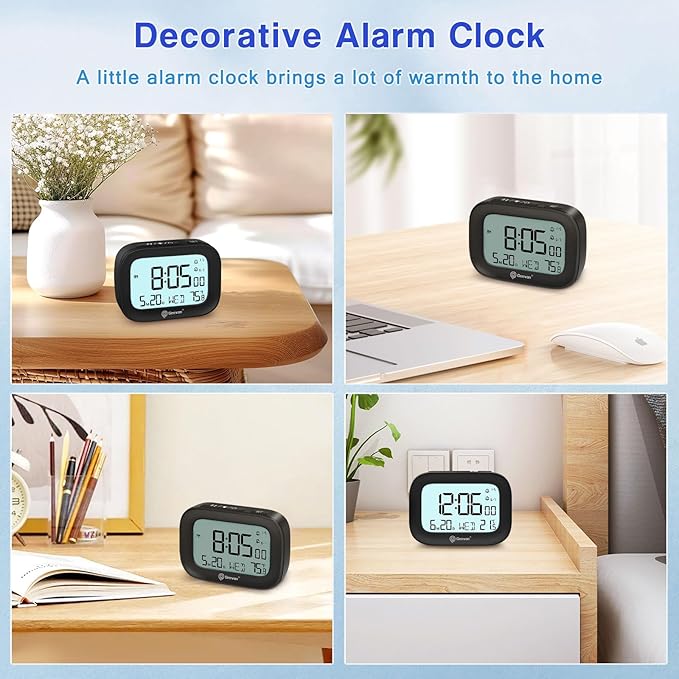 Geevon Small Travel Alarm Clock, Digital Alarm Clocks - Image 7