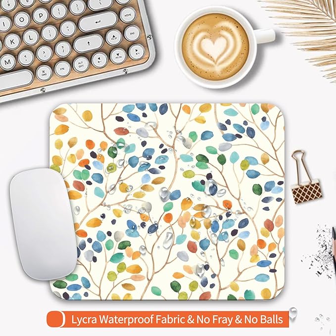 Armanza Square Mouse Pad Colorful Forest, Personalized Premium-Textured Custom - Image 3