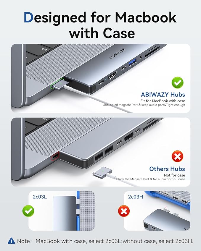 USB C Adapter HDMI USB Multiport Hub, 8 in 2 Accessories - Image 3