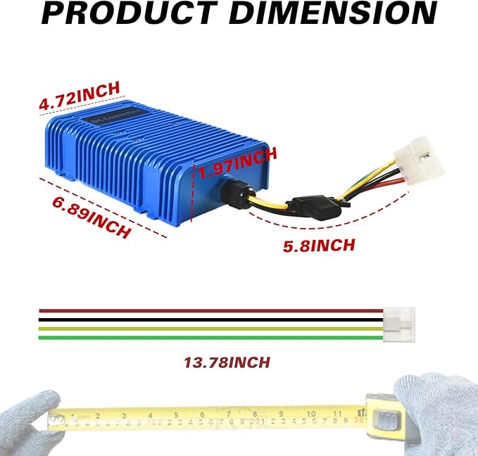 Shu-Ran Golf Cart Voltage Reducer Voltage Converter 36V or 48V to 12V, 30 Amp - Image 5