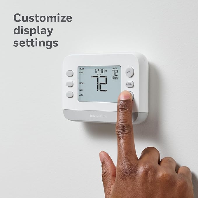 New! Honeywell Home Programmable Thermostat, Single-Stage, 1 Heat/1 Cool - Image 6