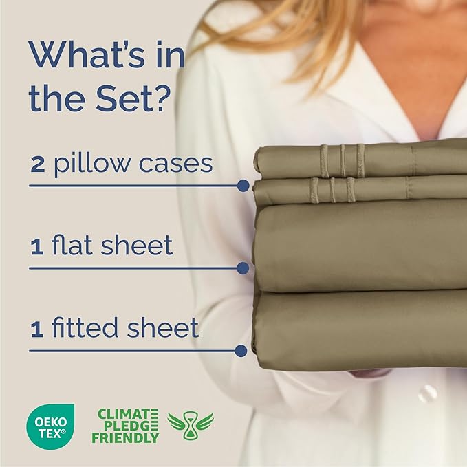 Cal King Size 4 Piece Sheet Set - Image 2