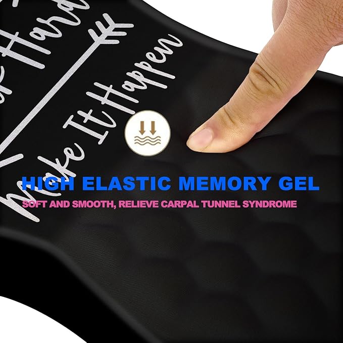 KUOSGM Mouse Pad Wrist Support, Ergonomic Mouse Pad - Image 3