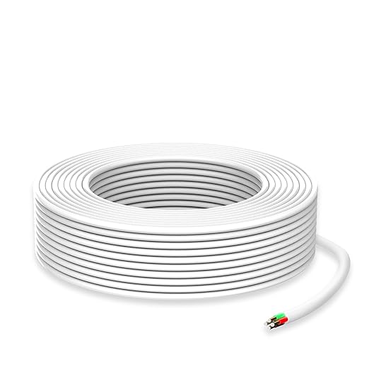 HiFind 14/4 Gauge AWG Outdoor Speaker Wire Bulk 50 FT, LLDPE UV Resistant Low by HiFindCable