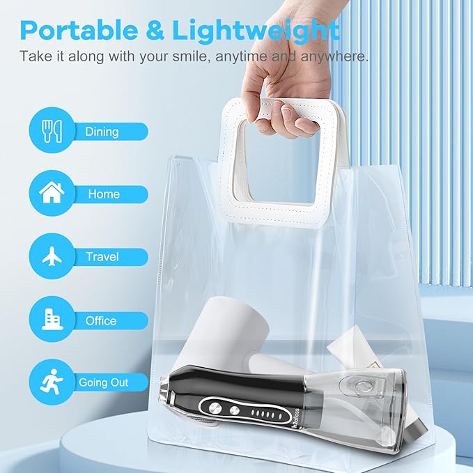 H2ofloss Water Dental Flosser Teeth Pick -Portable Oral Irrigator - Image 6