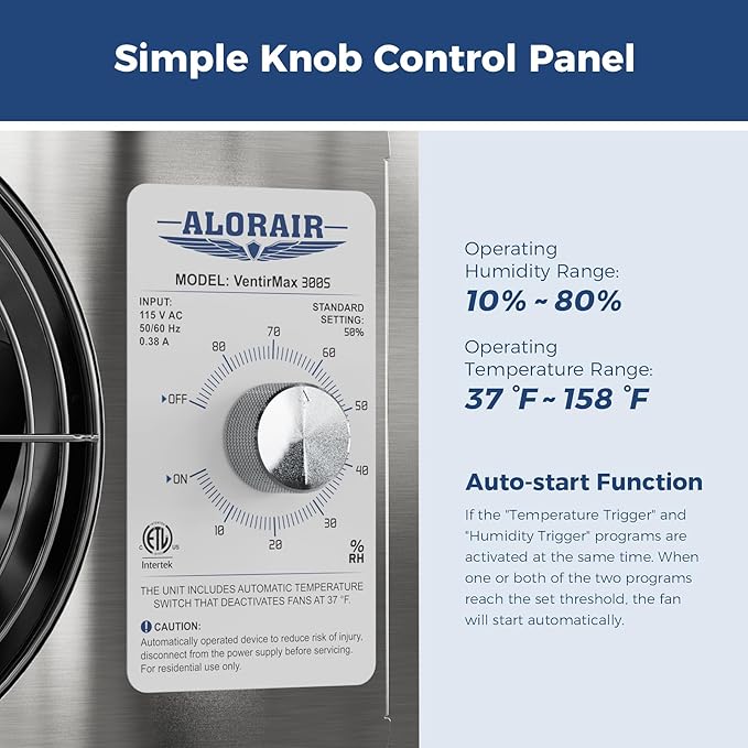 ALORAIR 300CFM Crawlspace Ventilation Fan - Image 4