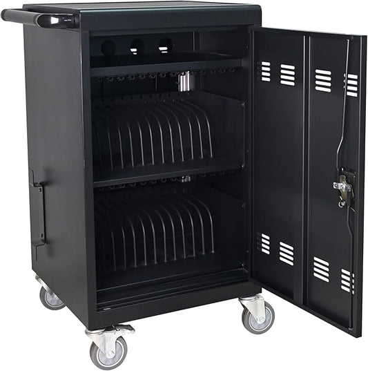 Aokleo Laptop Charging Cart, 32 Devices Tablet Storage Carts by Unknown