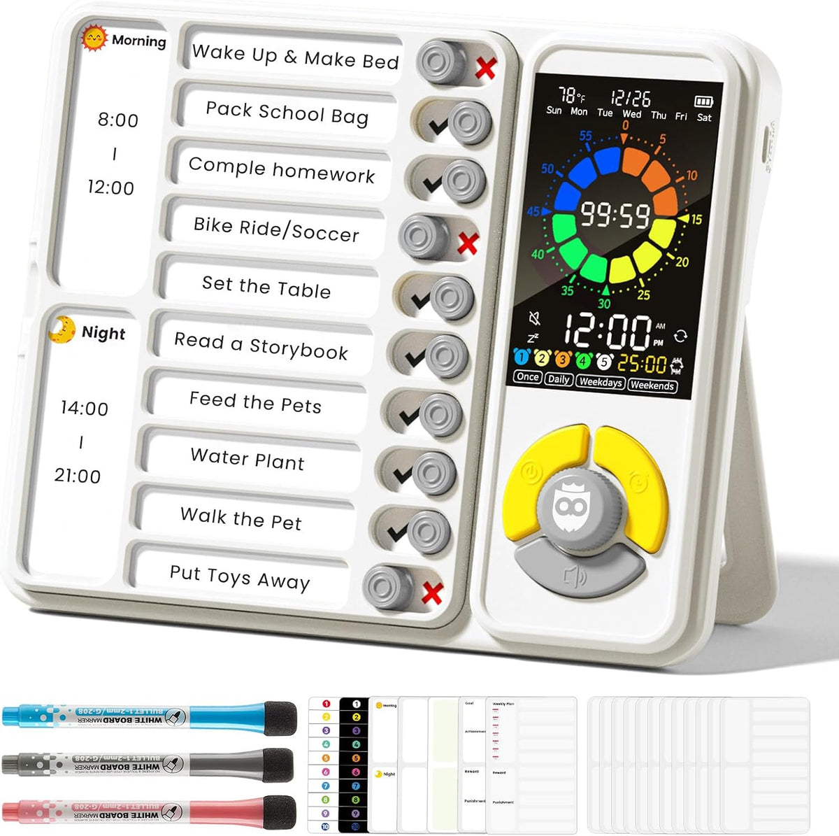 5 IN 1 Visual Timer for Kids/Adults