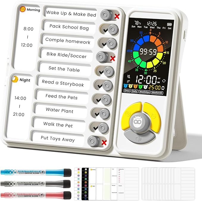 5 IN 1 Visual Timer for Kids/Adults by Home