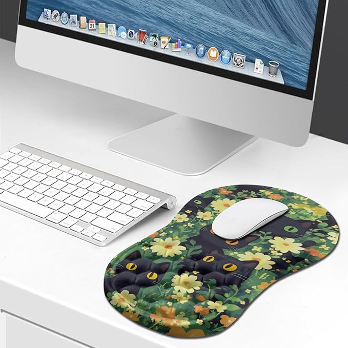 Hokafenle Ergonomic Mouse Pad Wrist Support, Wrist Rest Mousepad - Image 6