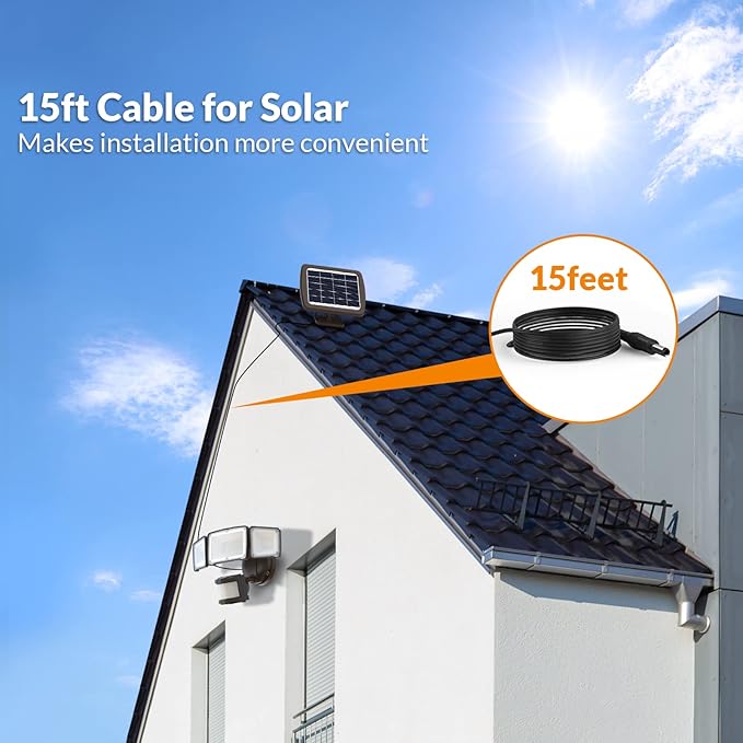 LEPOWER 1600LM LED Solar Security Lights Motion Outdoor, 5500K White Light - Image 7