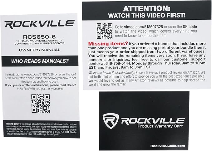 Rockville RCS650-6 650 Watt 6-Zone 70V Commercial Amplifier, USB/SD/FM Playback - Image 6