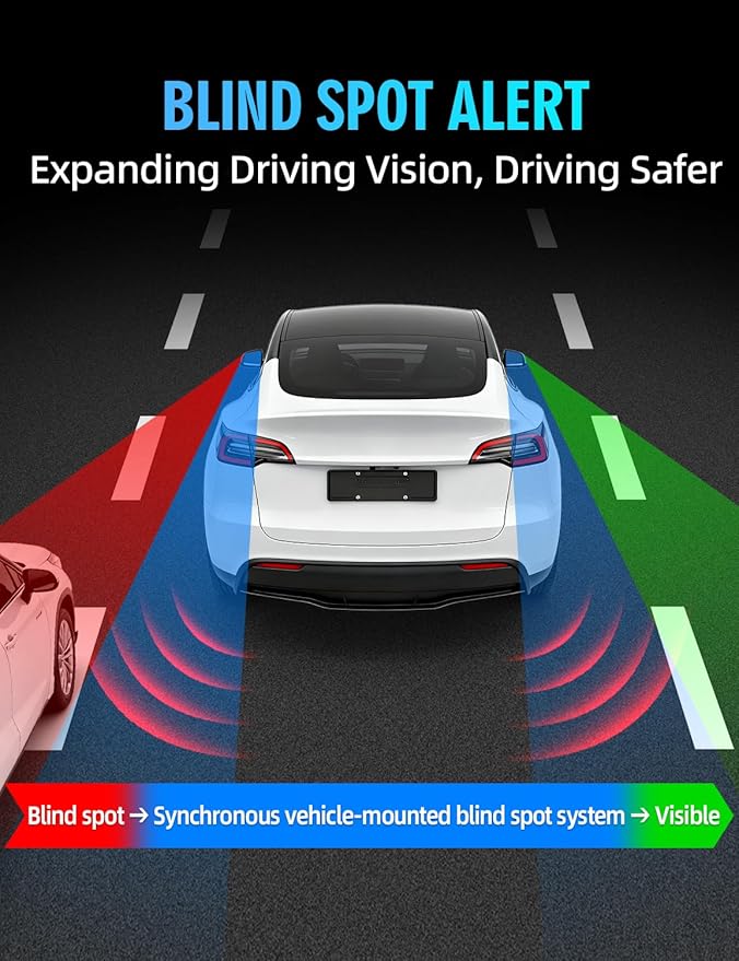 MAIMEIMI Ambient Light with Blind Spot Warning LED Compatible - Image 3