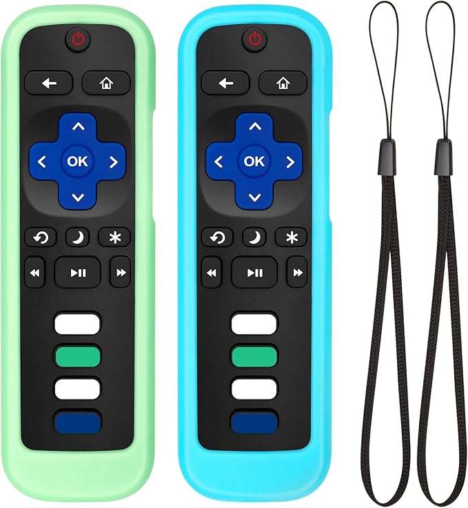 Cover-Case-for-Roku-Remote, Glow-in-The-Dark Silicone Protective Sleeve Skin - Image 8