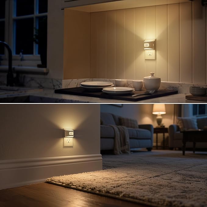DORESshop LED Night Light, Night Lights Plug into Wall, 3 Mode Plug in Night - Image 6