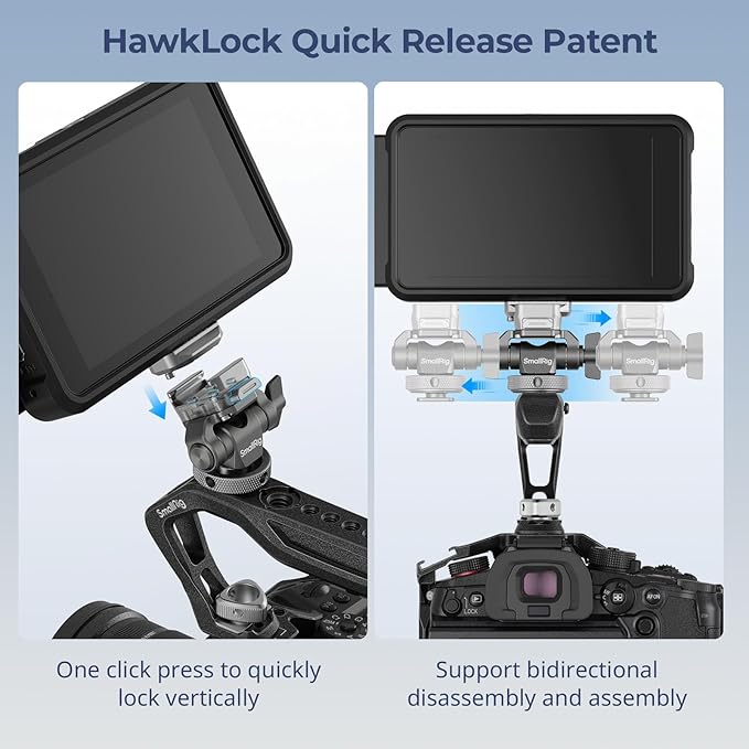 SmallRig HawkLock H21 Quick Release Monitor Mount - Image 3