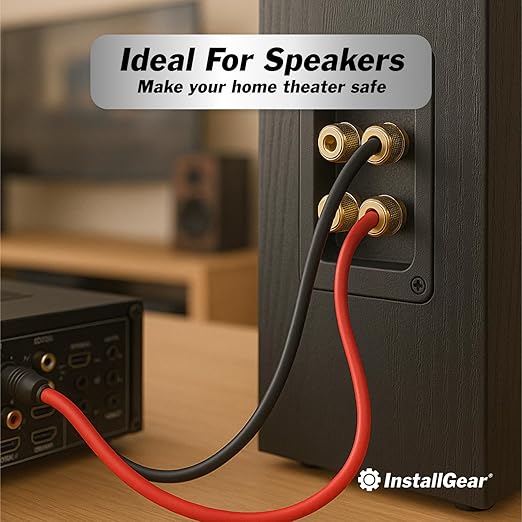 InstallGear 14 Gauge Speaker Wire - 30 Ft Copper Clad Aluminum Speaker Cable - - Image 4