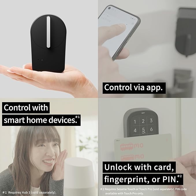 CANDY HOUSE Sesame 5, Smart Lock, Keyless Entry Door Lock - Image 3