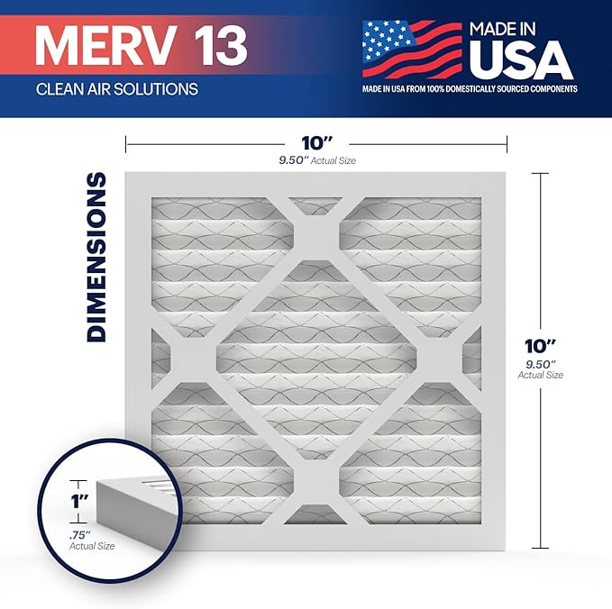 BNX TruFilter 10x10x1 Air Filter MERV 13 - Image 2
