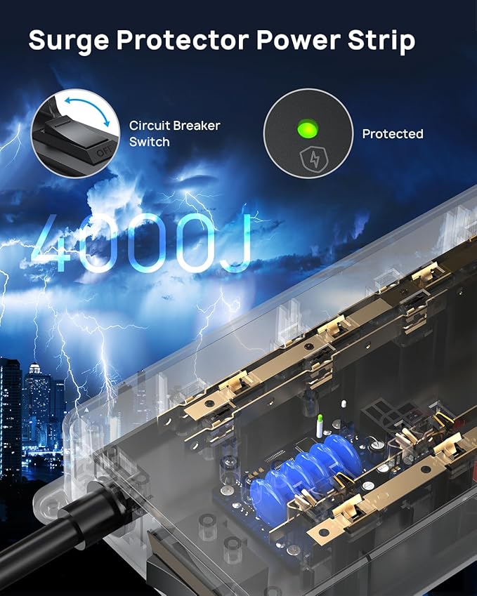 TROND Power Strip Surge Protector - Image 3