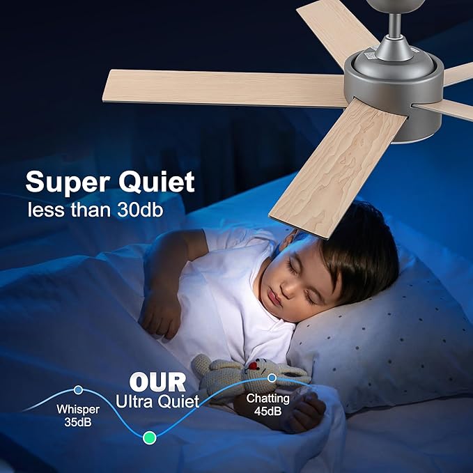 POCHFAN 52 inch Ceiling Fans - Image 3