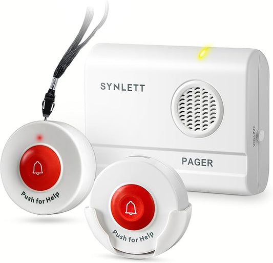 SYNLETT Caregiver Pager Wireless Call Buttons by SYNLETT