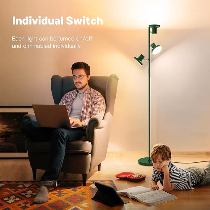 SIBRILLE 36W LED Tree Floor Lamp, Modern Dimmable Standing Lamp - Image 3