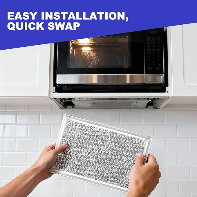 OEM Microwave Filter Replacement 7.64" x 5.12" Fit - Image 4