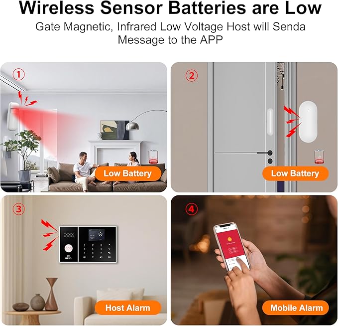 XUK Wireless 4G/GSM/Wi-Fi Security System - Image 4