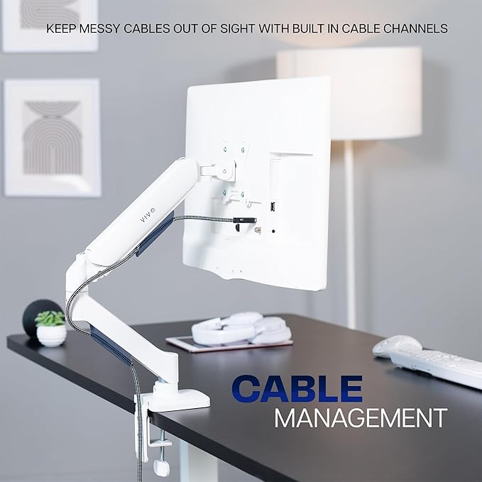 VIVO Single 17 to 32 inch Monitor Height Adjustable Counterbalance Mechanical - Image 7