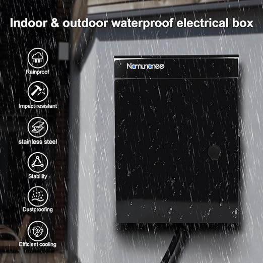 Outdoor Electrical Box, Cold-Rolled Steel Plate, Aluminum Alloy Back Beam - Image 2