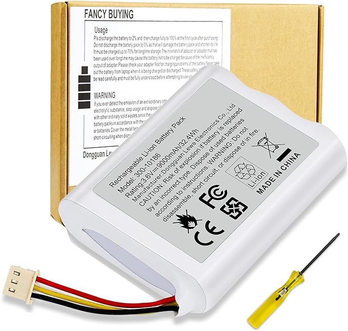 9000mAh Battery 300-10186 Replacement by FancyBuying