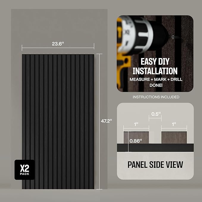 2-Pack Wood Panels for Wall - Image 3