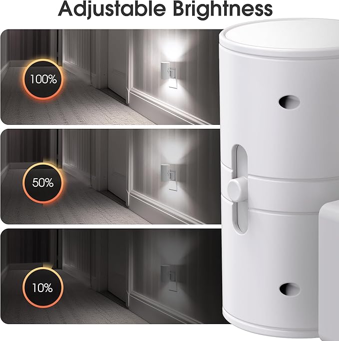 Briignite Night Lights Plug into Wall, Modern LED Night Light Plug in, Dusk to - Image 3