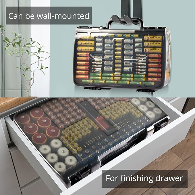 Aptbyte Battery Organizer Storage Holder Box Case - Image 8