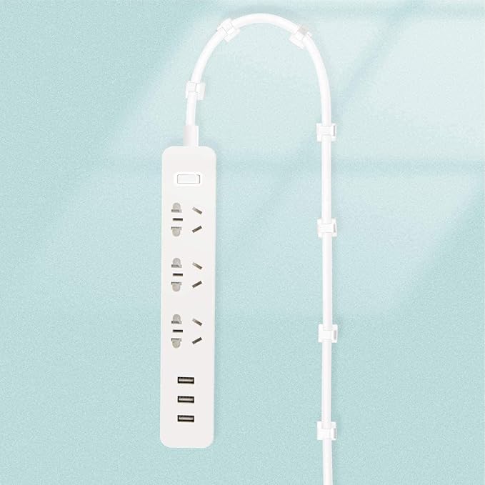 SOULWIT 50 Pcs Self Adhesive Cable Management Clips, Cable Organizers Sticky - Image 8
